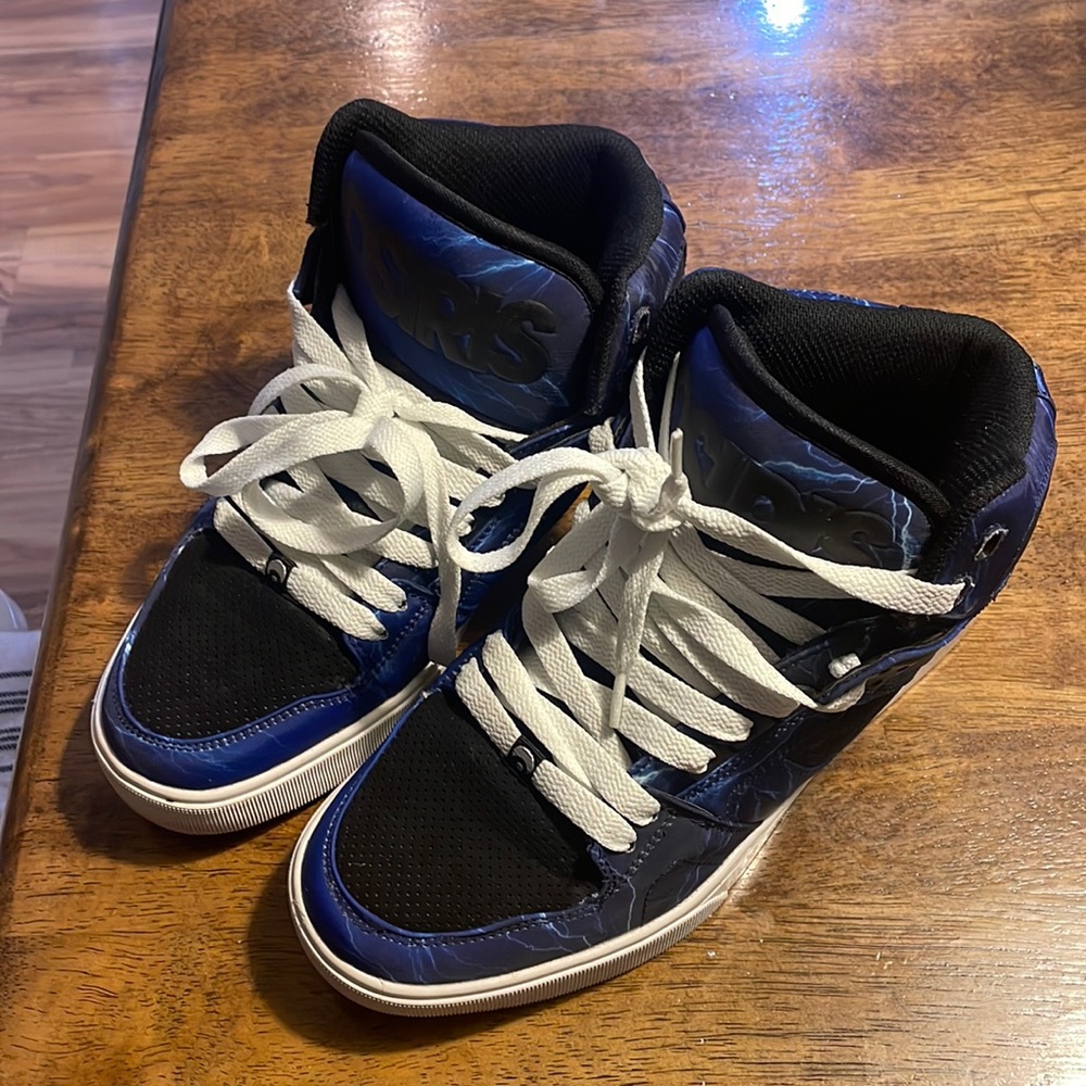 Osiris Blue Lightning Strike Shoes Men’s Size 8